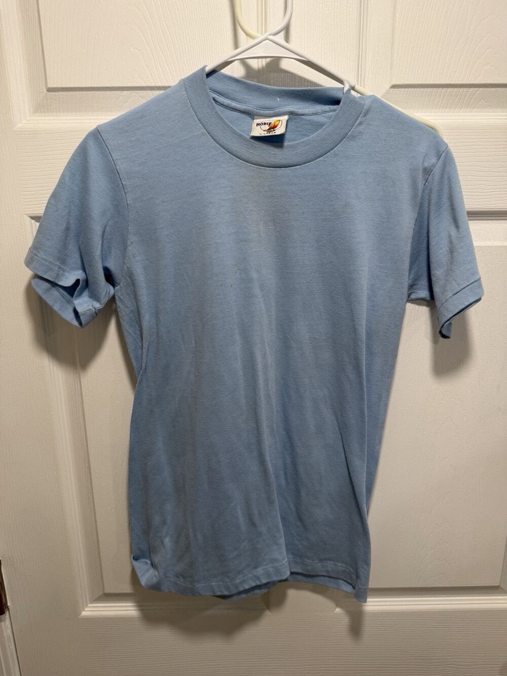 VTG 80s Hobie Windsurfing T Shirt Single Stitch Made In USA Neon Grid Youth XL
